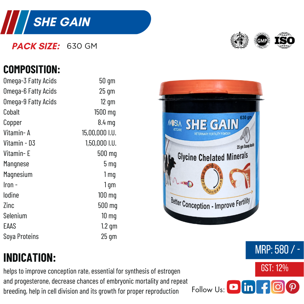 SHE GAIN - AVOSIA VETCARE